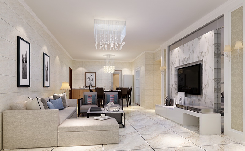 秦皇岛89平的现代风格装修